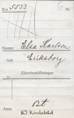 Elsa Karlsson Eriksborg
Elsa Karlsson Eriksborg
Nyckelord: Karlsson Eriksborg