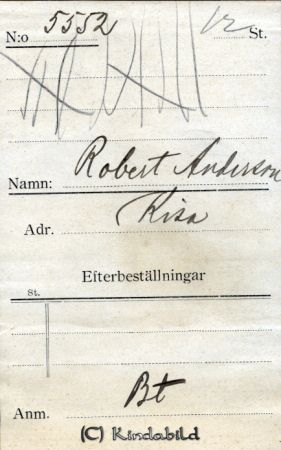 Robert Andersson Kisa
Robert Andersson Kisa
Nyckelord: Robert Andersson