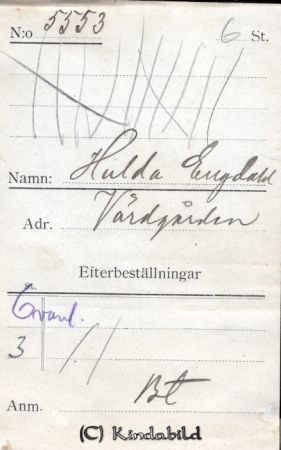 Hulda Engdahl Värdgården
Hulda Engdahl Värdgården
Nyckelord: Hulda Engdahl