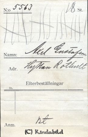 Axel Gustafsson Hyttan Rothult
Axel Gustafsson Hyttan Rothult
Nyckelord: Gustafsson Hyttan