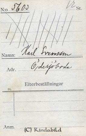 Karl Svensson Ödesjöboda
Karl Svensson Ödesjöboda
Nyckelord: Svensson Ödesjöboda