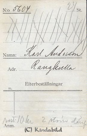 Karl Andersson Rangkulla
Karl Andersson Rangkulla
Nyckelord: Andersson Rangkulla
