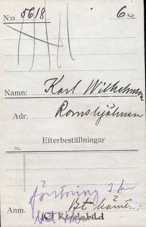 Karl Wilhelmsson Romshjälmen
Karl Wilhelmsson Romshjälmen
Nyckelord: Wilhelmsson Romshjälmen