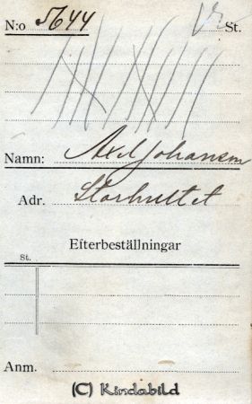 Axel Johansson Storhultet
Axel Johansson Storhultet
Nyckelord: Johansson Storhultet