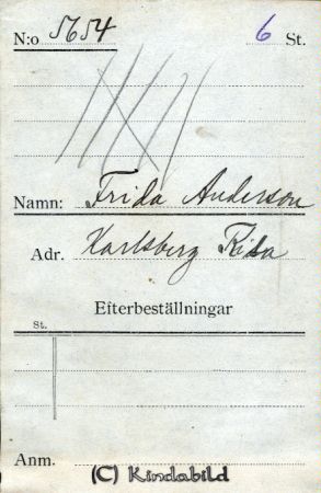 Frida Andersson Karlsberg  Kisa
Frida Andersson Karlsberg  Kisa
Nyckelord: Andersson Karlsberg