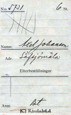 Axel Johansson Säfsjömåla
Axel Johansson Säfsjömåla
Nyckelord: Johansson Säfsjömåla