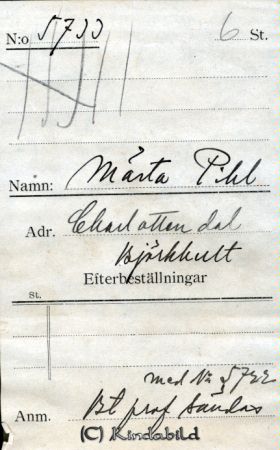 Märta Pihl Charlottendal Björkhult
Märta Pihl Charlottendal Björkhult
Nyckelord: Pihl Charlottendal