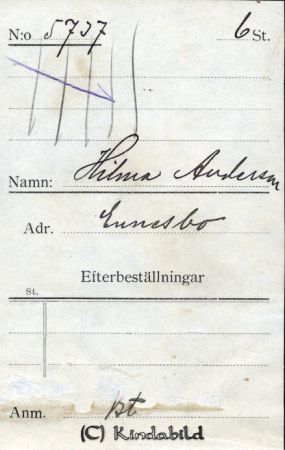 Hilma Andersson Ennesbo
Hilma Andersson Ennesbo
Nyckelord: Andersson Ennesbo