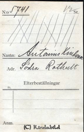 Antonius Kindvall Södra Rothult
Antonius Kindvall Södra Rothult
Nyckelord: Antonius Kindvall
