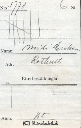Midi Eriksson Rothult
Midi Eriksson Rothult
Nyckelord: Eriksson Rothult