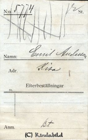 Emil Andersson Kisa
Emil Andersson Kisa
Nyckelord: Emil Andersson