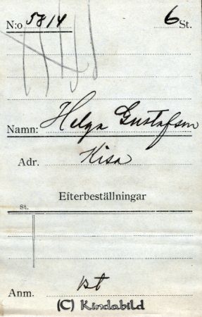 Helga Gustafsson Kisa
Helga Gustafsson Kisa
Nyckelord: Helga Gustafsson