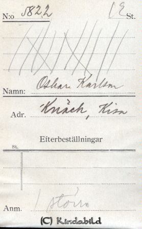 Oskar Karlsson Knäck Kisa
Oskar Karlsson Knäck Kisa
Nyckelord: Karlsson Knäck