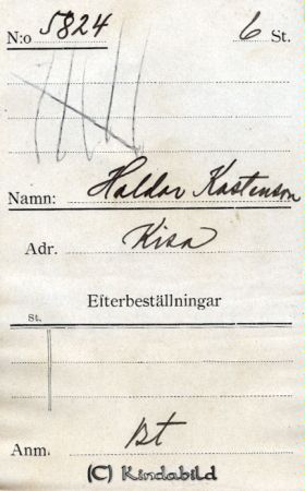 Haldor Kastensson Kisa
Haldor Kastensson Kisa
Nyckelord: Haldor Kastensson