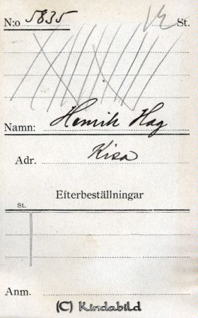 Henrik Hag Kisa
Henrik Hag Kisa
Nyckelord: Henrik Hag