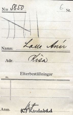 Lalle Anér Kisa
Lalle Anér Kisa
Nyckelord: Lalle Anér