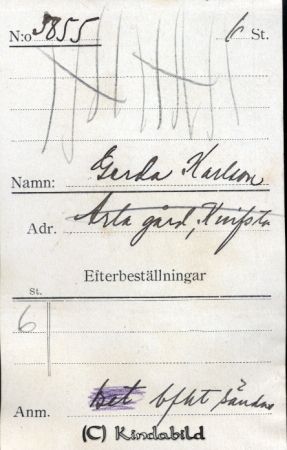 Gerda Karlsson   Arla gård  Knifsta
Gerda Karlsson   Arla gård  Knifsta
Nyckelord: Karlsson Arla