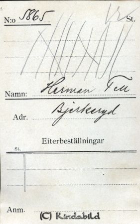 Herman Tell Bjärkeryd
Herman Tell Bjärkeryd
Nyckelord: Tell Bjärkeryd