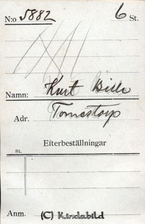 Kurt Bille Tomestorp
Kurt Bille Tomestorp
Nyckelord: Bille Tomestorp