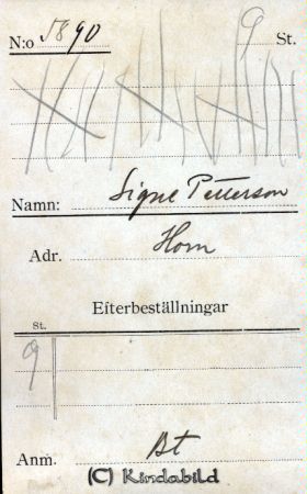 Signe Pettersson Horn
Signe Pettersson Horn
Nyckelord: Signe Pettersson