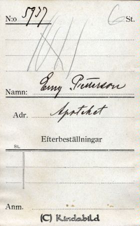 Emy Pettersson Apoteket
Emy Pettersson Apoteket
Nyckelord: Pettersson Apoteket