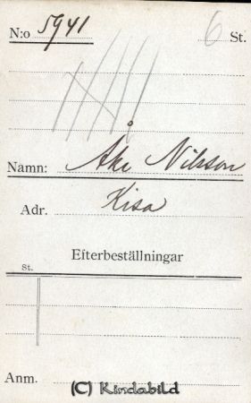 Åke Nilsson Kisa
Åke Nilsson Kisa
Nyckelord: Åke Nilsson