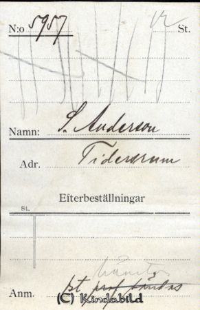 S Andersson Tidersrum
S Andersson Tidersrum
Nyckelord: Andersson Tidersrum
