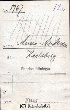 Anna Andersson Karlsberg
Anna Andersson Karlsberg
Nyckelord: Andersson Karlsberg
