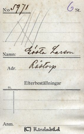Gösta Larsson Råstorp
Gösta Larsson Råstorp
Nyckelord: Larsson Råstorp