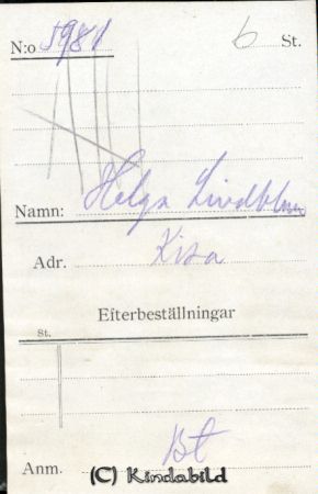 Helga Lindblom Kisa
Helga Lindblom Kisa
Nyckelord: Helga Lindblom