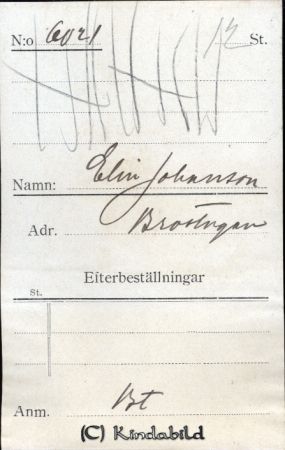 Elin Johansson Brostugan
Elin Johansson Brostugan
Nyckelord: Johansson Brostugan