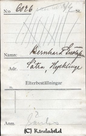 Bernhard Gustafsson Sätra Hycklinge
Bernhard Gustafsson Sätra Hycklinge
Nyckelord: Gustafsson Sätra