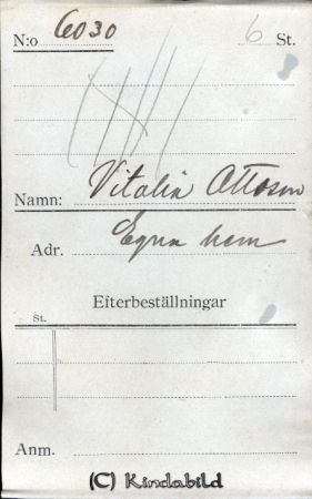 Vitalia Ottosson  Egna Hem
Vitalia Ottosson  Egna Hem
Nyckelord: Vitalia Ottosson