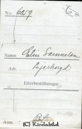 Elin Samuelsson Bjärkeryd
Elin Samuelsson Bjärkeryd
Nyckelord: Samuelsson Bjärkeryd