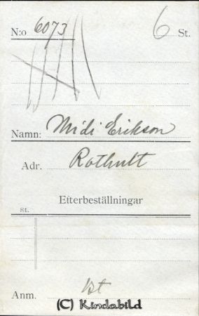 Midi Eriksson Rothult
Midi Eriksson Rothult
Nyckelord: Midi Eriksson
