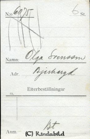 Olga Svensson Bjärkeryd
Olga Svensson Bjärkeryd
Nyckelord: Svensson Bjärkeryd