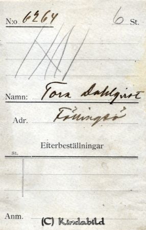 Tora Dahlqvist  Föllingsö
Tora Dahlqvist  Föllingsö 

raja
Tora Dahlqvist, Föllingsö 
Källa: �?sa Tolke 
Nyckelord: Dahlqvist Föllingsö