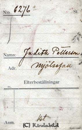 Judith Pettersson Mjölsefall
Judith Pettersson Mjölsefall
Nyckelord: Pettersson Mjölsefall