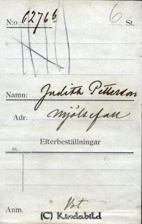 Judith Pettersson Mjölsefall
Judith Pettersson Mjölsefall
Nyckelord: Pettersson Mjölsefall