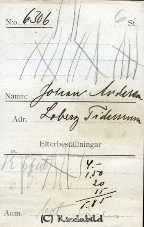 Johan Andersson Loberg Tidersrum
Johan Andersson Loberg Tidersrum
Nyckelord: Andersson Loberg
