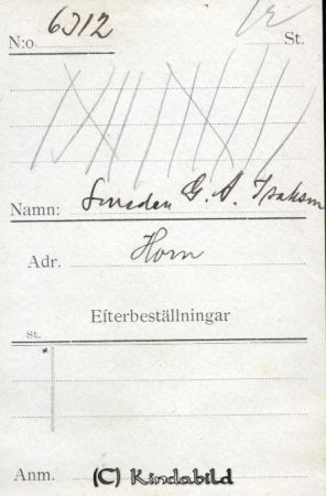 Smeden G A Isaksson Horn
Smeden G A Isaksson Horn
Nyckelord: Isaksson Horn