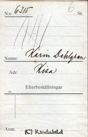 Karin Dahlgren Kisa
Karin Dahlgren Kisa
Nyckelord: Karin Dahlgren