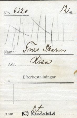 Ture Skarin Kisa
Ture Skarin Kisa
Nyckelord: Ture Skarin