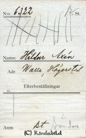 Hildur Axén Walla Hägerstad
Hildur Axén Walla Hägerstad
Nyckelord: Hildur Axén