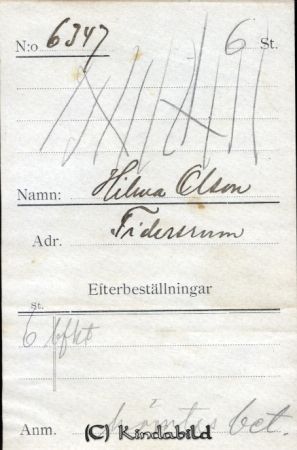 Hilma Olsson Tidersrum
Hilma Olsson Tidersrum
Nyckelord: Olsson Tidersrum