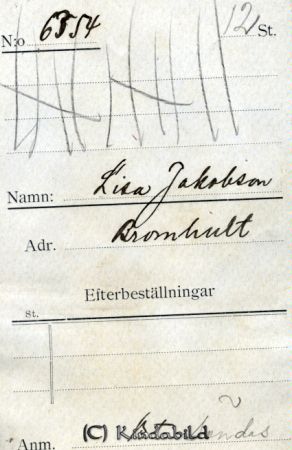 Lisa Jakobsson Bromhult
Lisa Jakobsson Bromhult
Nyckelord: Jakobsson Bromhult