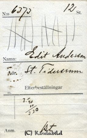 Edit Andersson  St. Tidersrum
Edit Andersson  St. Tidersrum
Nyckelord: Edit Andersson