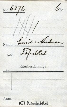 Emil Andersson Täfvelstad
Emil Andersson Täfvelstad 
Nyckelord: Andersson Täfvelstad