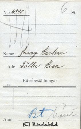 Jenny Karlsson Falla Kisa
Jenny Karlsson Falla Kisa
Nyckelord: Jenny Karlsson