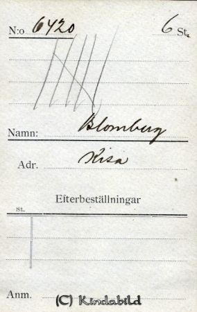 Blomberg Kisa
Blomberg Kisa
Nyckelord: Blomberg Kisa